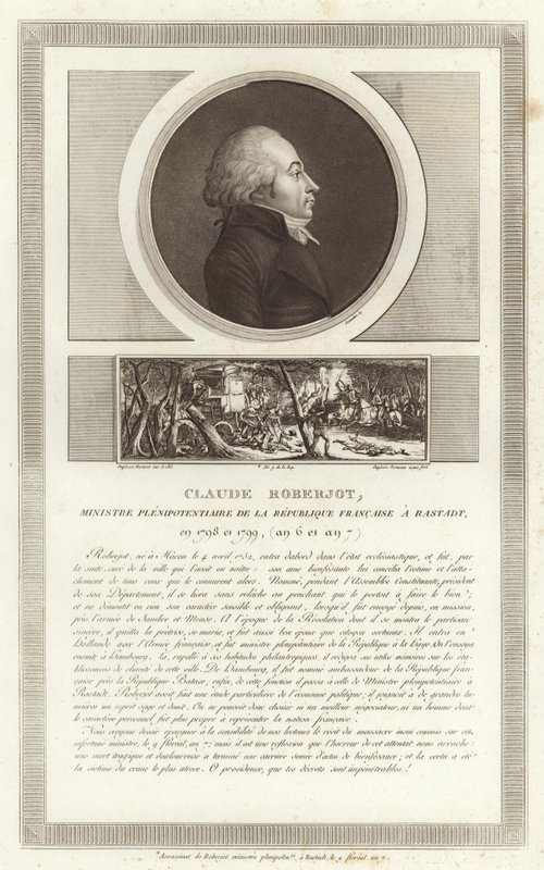 Portrét Clauda Roberjota od Jean Duplessi Bertaux