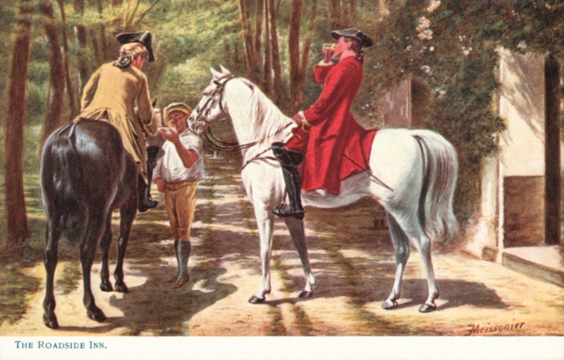 The Roadside Inn od Jean Louis Ernest Meissonier