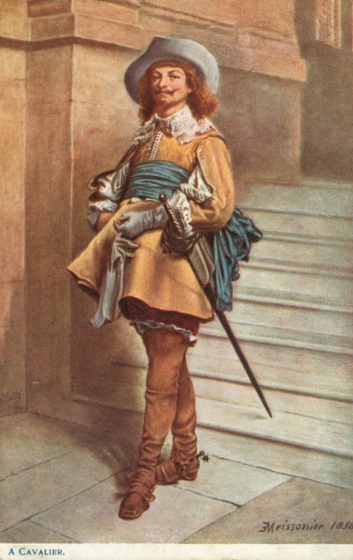 Kavalír od Jean Louis Ernest after Meissonier