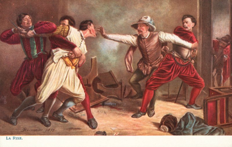 La Rixe od Jean Louis Ernest after Meissonier