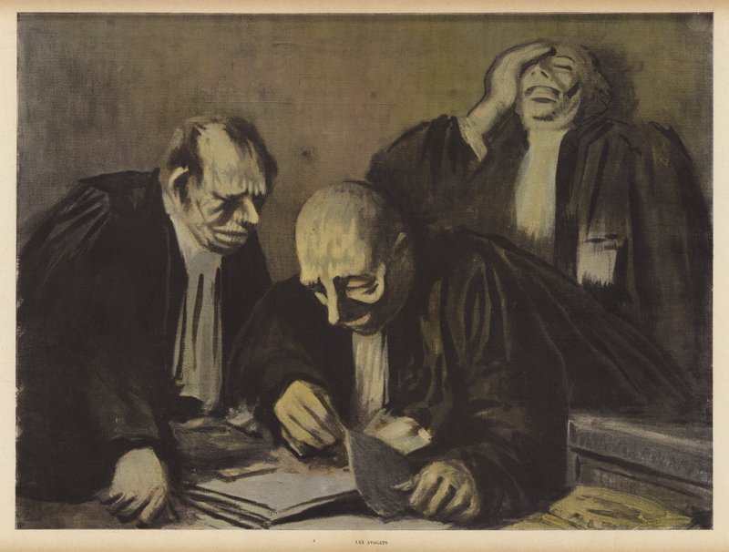 Právníci (barva lito) od Jean Louis Forain