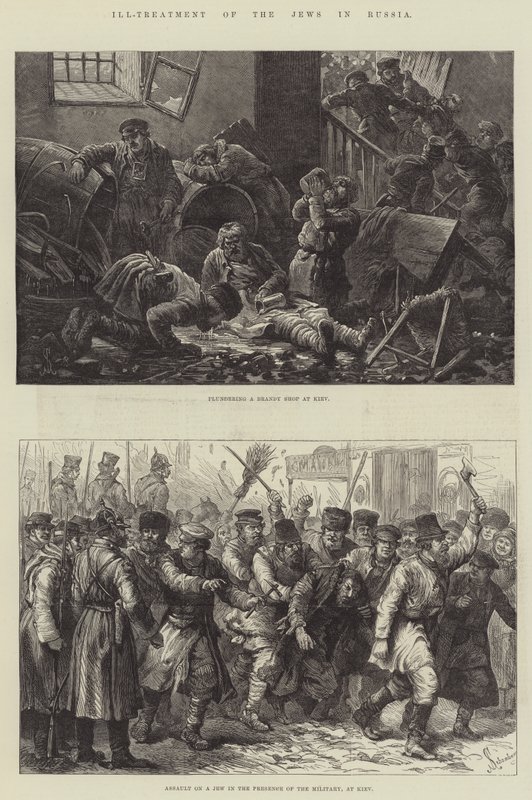 Špatné zacházení s Židy v Rusku od Johann Nepomuk Schonberg
