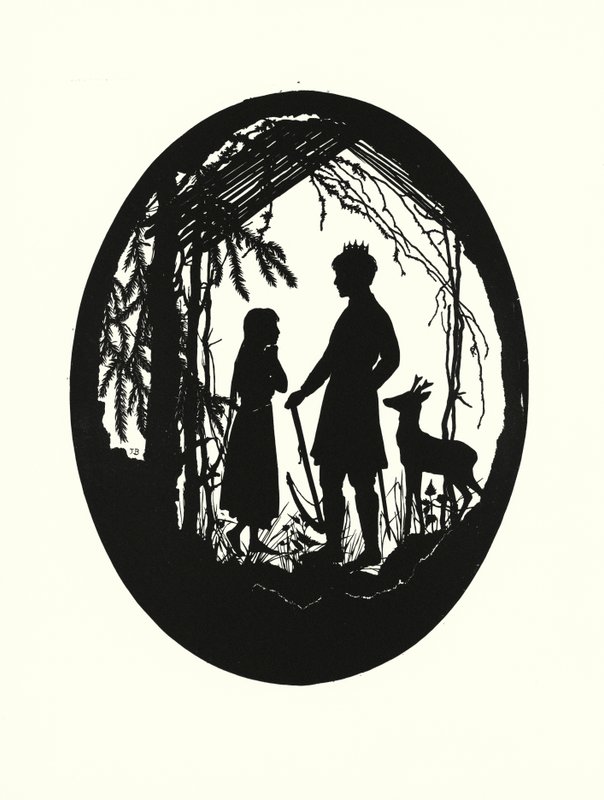 Bratr a sestra (litografie) od Johanna Beckmann