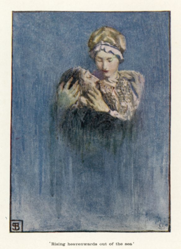 "Z moře stoupá k nebi" od John Byam Liston Shaw