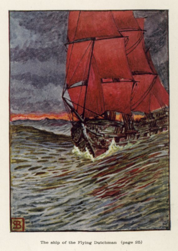 Loď létajícího Holanďana od John Byam Liston Shaw