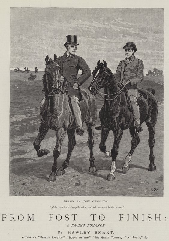 Od pošty do cíle, závodní romance od John Charlton