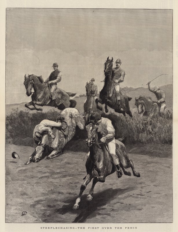 Steeplechasing, první přes plot od John Charlton