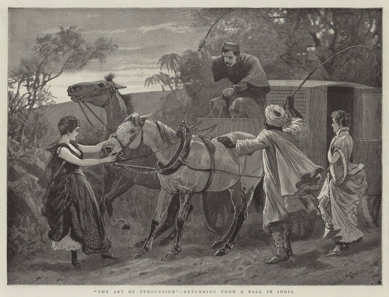 The Art of Persuasion, návrat z plesu v Indii od John Charlton