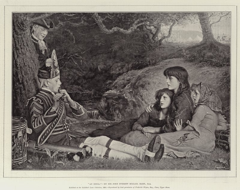 Idylka od John Everett Millais