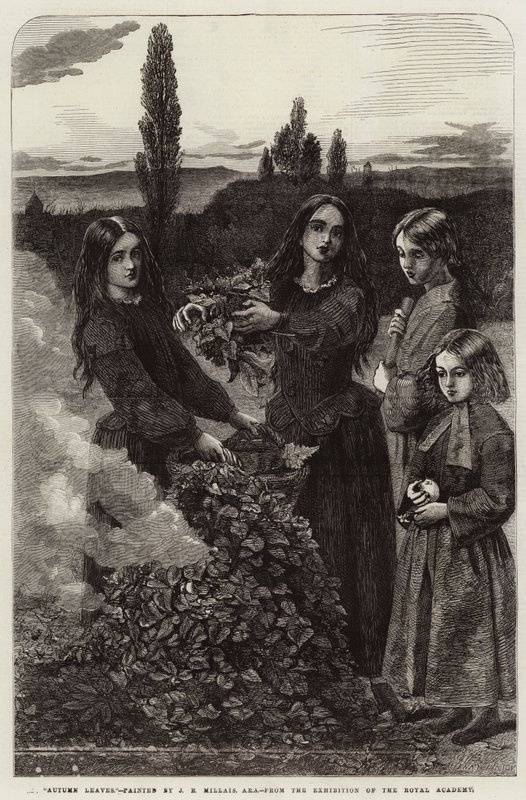 Podzimní listí od John Everett Millais