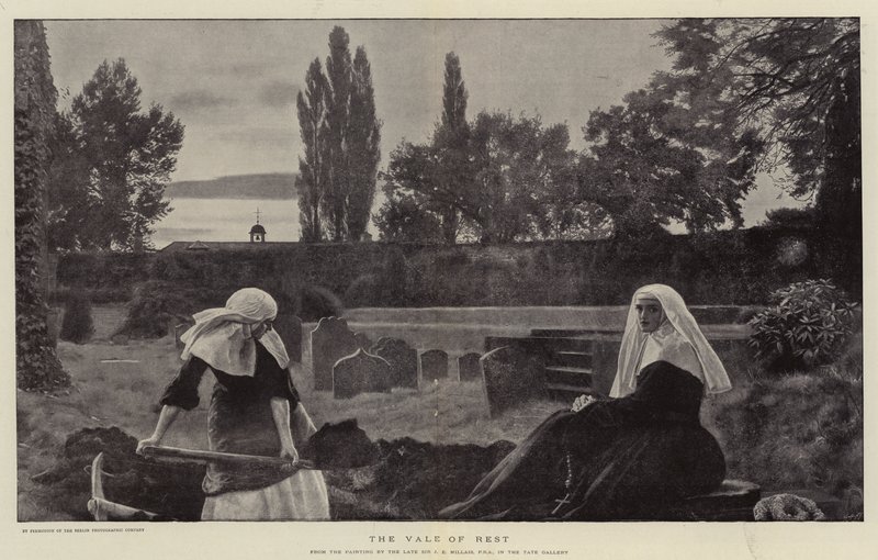 Údolí odpočinku od John Everett Millais