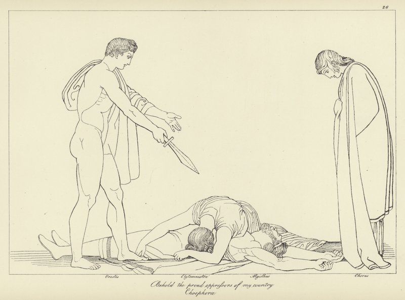 Orestes od John Flaxman