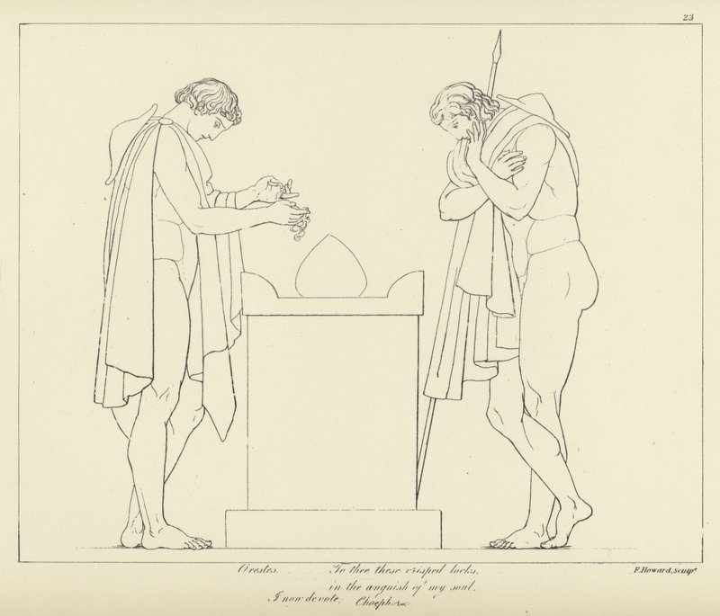 Orestes od John Flaxman