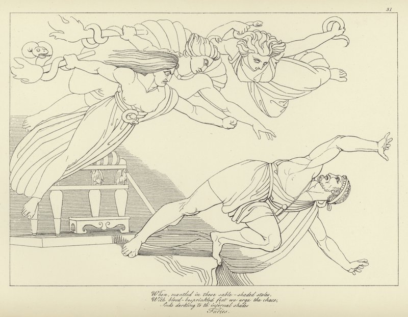 Fúrie od John Flaxman