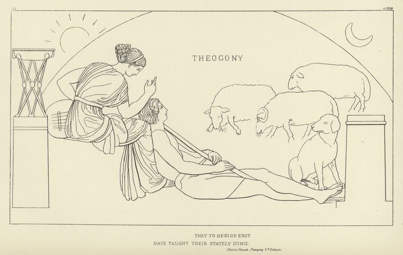 Theogonie od John Flaxman