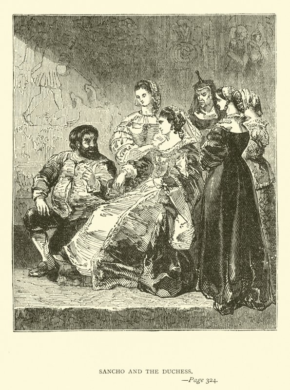 Sancho a vévodkyně od John Gilbert