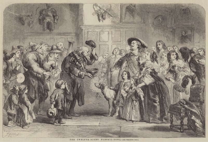 Dvanáctá noc Wassail-Bowl od John Gilbert