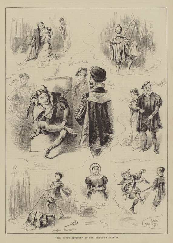 Bláznova pomsta v divadle princezny od John Jellicoe