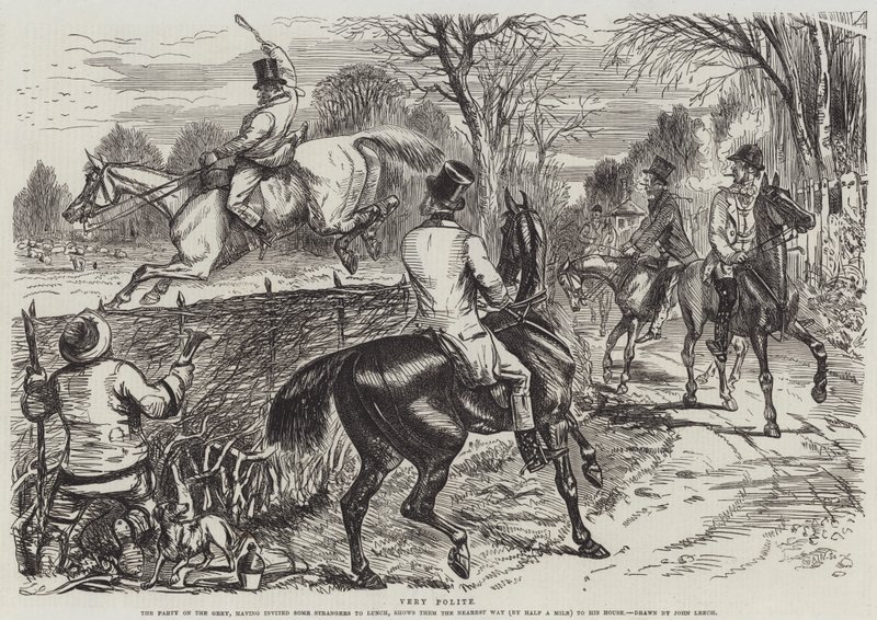 Velmi zdvořilý od John Leech