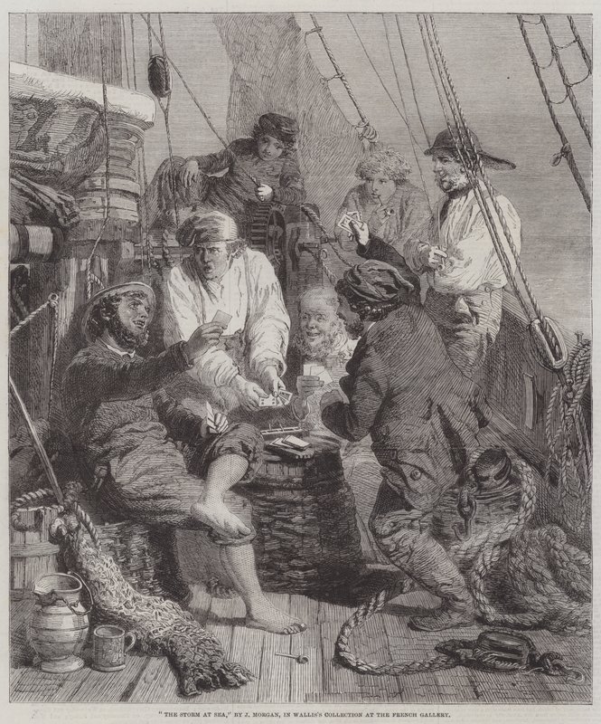 Bouře na moři od John Morgan