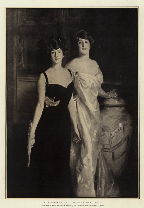Dcery A Wertheimera, Esquire od John Singer Sargent