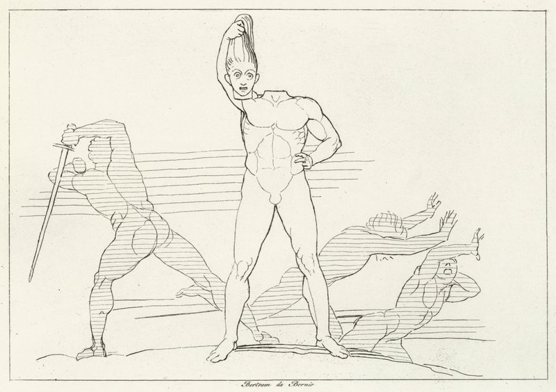 Schizmatici, Inferno, Canto 28 (rytina) od John (after) Flaxman