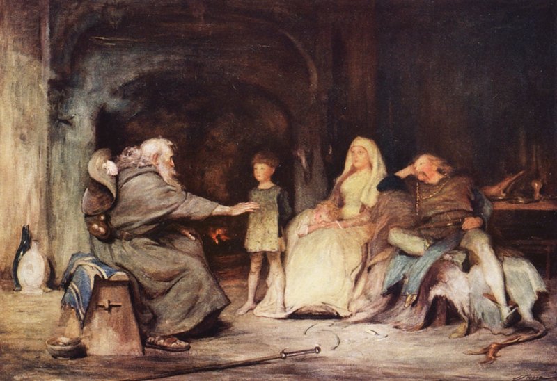 The Palmer (barevná litografie) od John (after) Pettie
