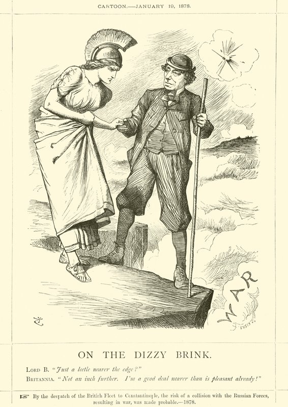 Na závratné hranici (rytina) od John (after) Tenniel