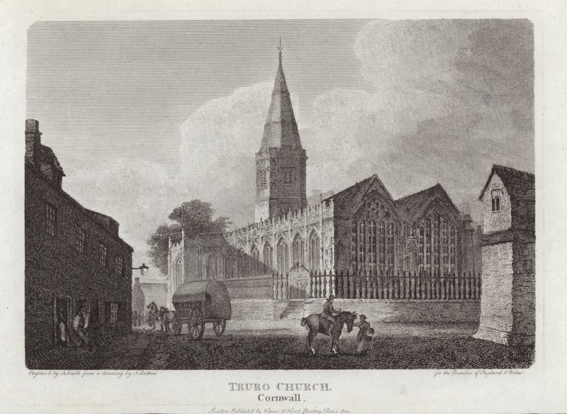 Truro Church, Cornwall od John Britton