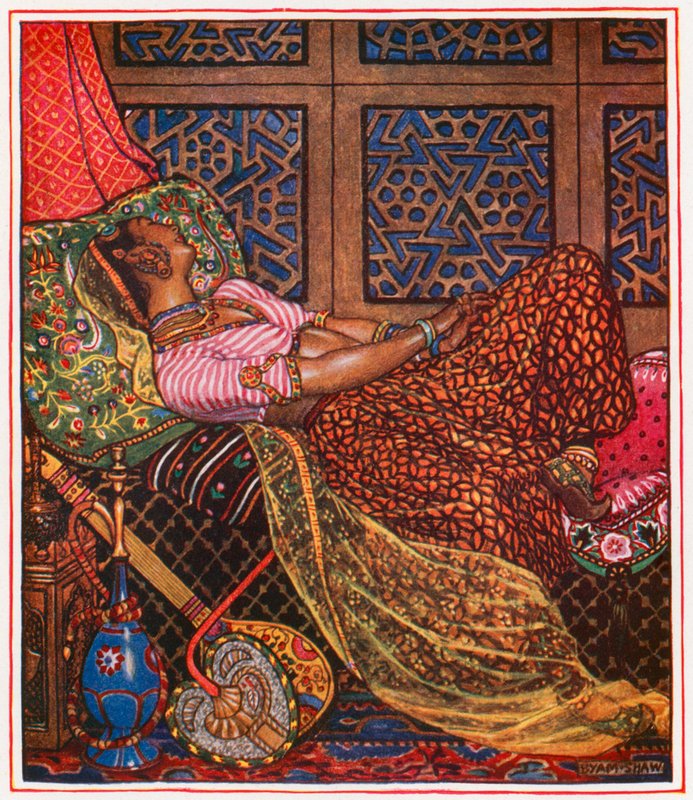 Zira v zajetí od John Byam Liston Shaw