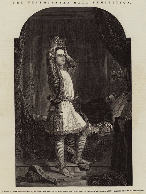 Výstava Westminster Hall od John Callcott Horsley