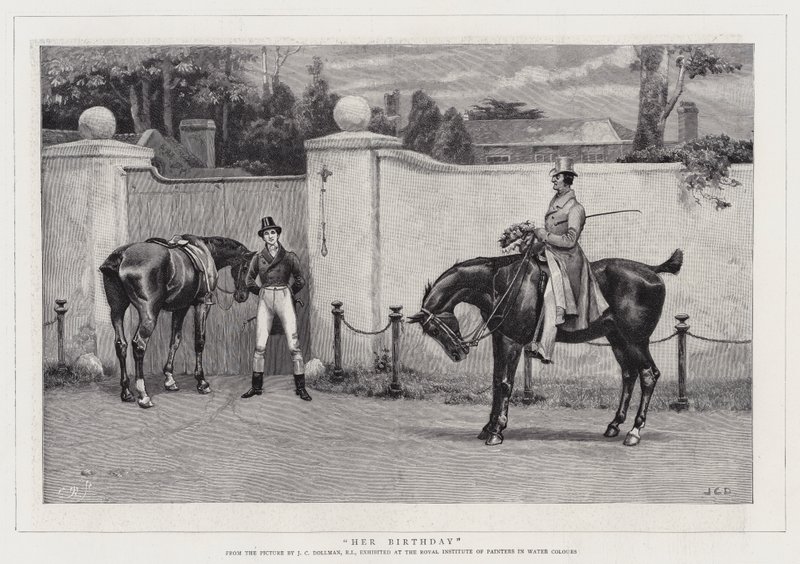 Její narozeniny od John Charles Dollman