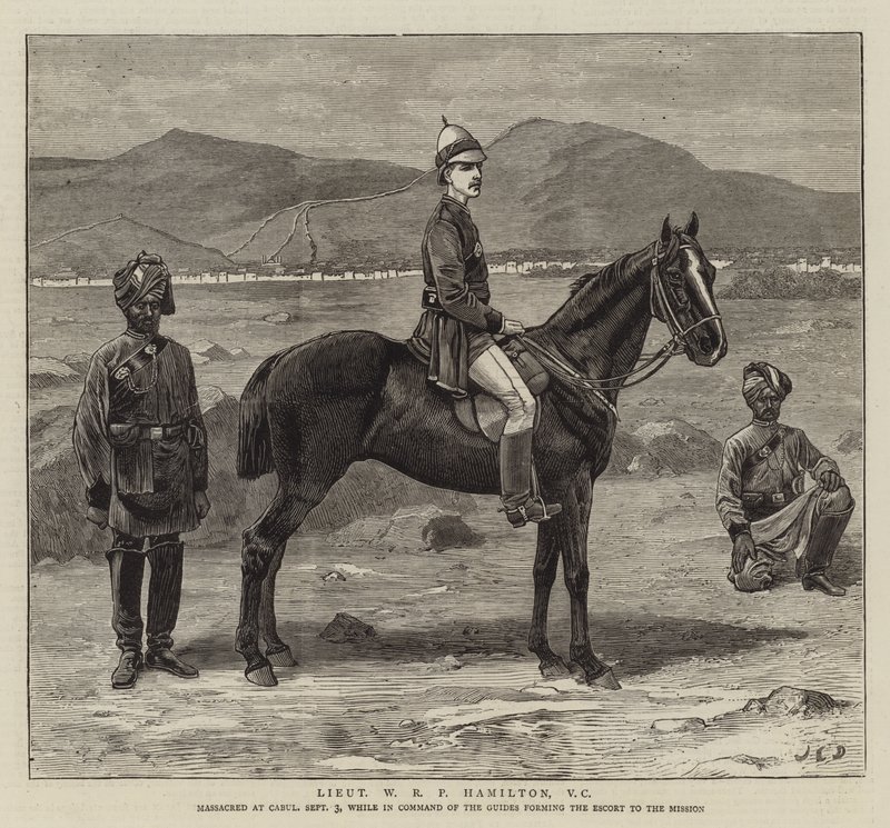 Poručík WRP Hamilton, VC od John Charles Dollman