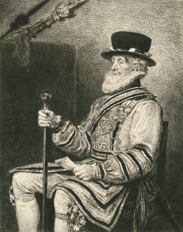 Strážce od John Everett Millais