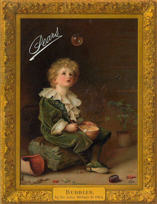 Bubliny (chromolitho) od John Everett Millais