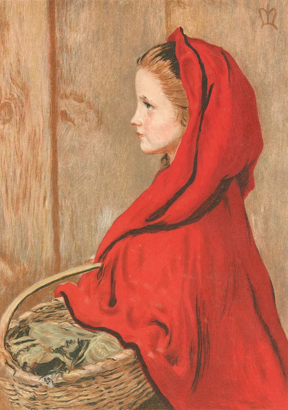 Červená Karkulka od John Everett Millais