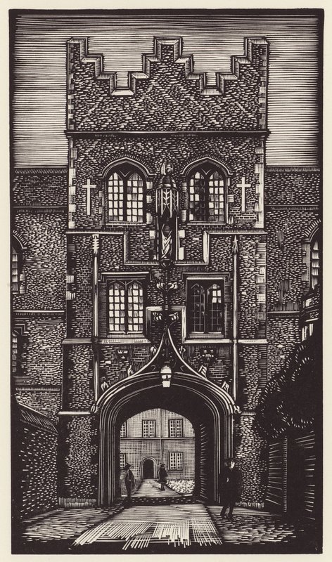 Cambridge: (dřevoryt) od John Frederick Greenwood