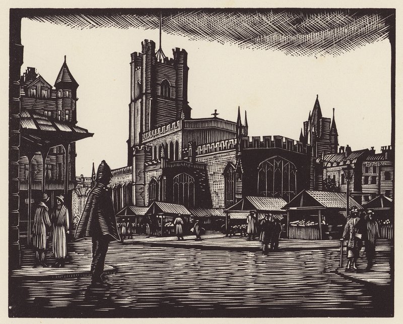 Cambridge: (dřevoryt) od John Frederick Greenwood