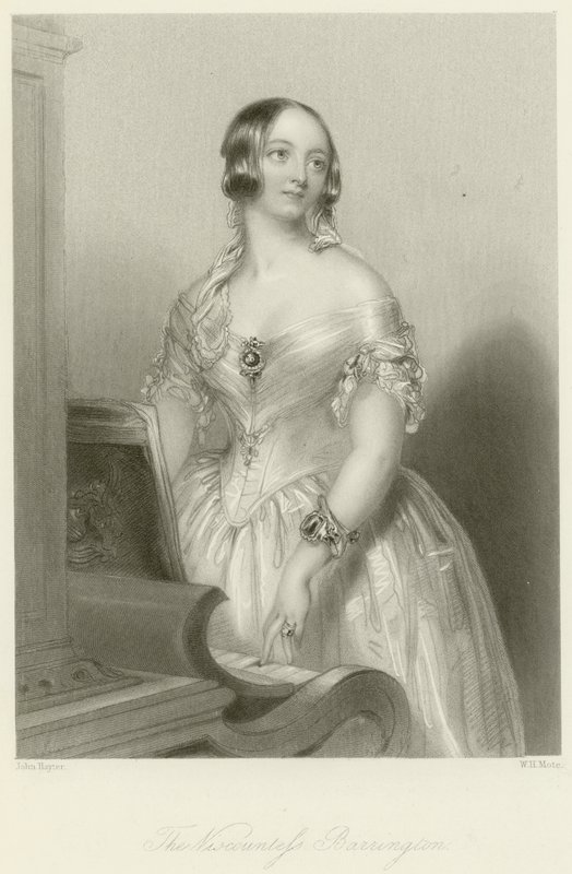 Vikomtesa Barringtonová od John Hayter