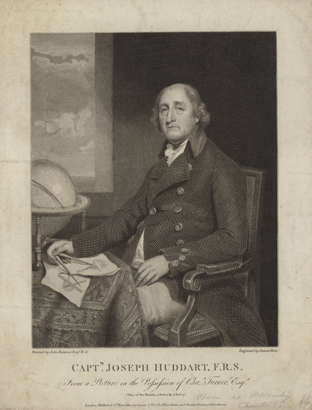 Kapitán Joseph Huddart od John Hoppner