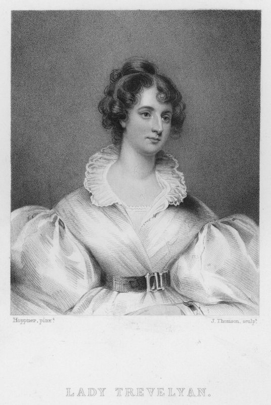 Lady Trevelyan (rytina) od John Hoppner