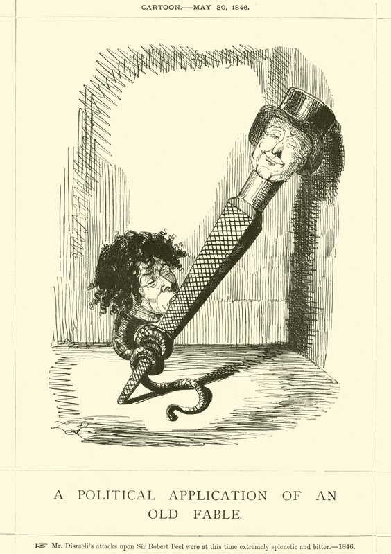Politická aplikace staré pohádky od John Leech