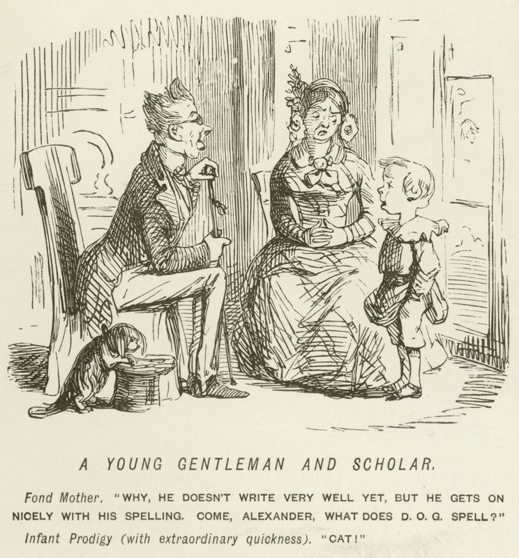 Mladý gentleman a učenec od John Leech