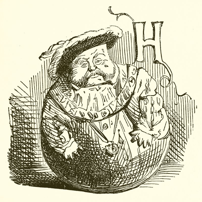 Král Jindřich VIII od John Leech