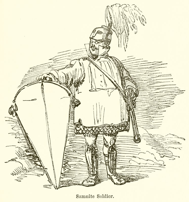 Samnitský voják od John Leech