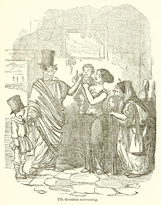 Tib. Gracchus Canvassing od John Leech