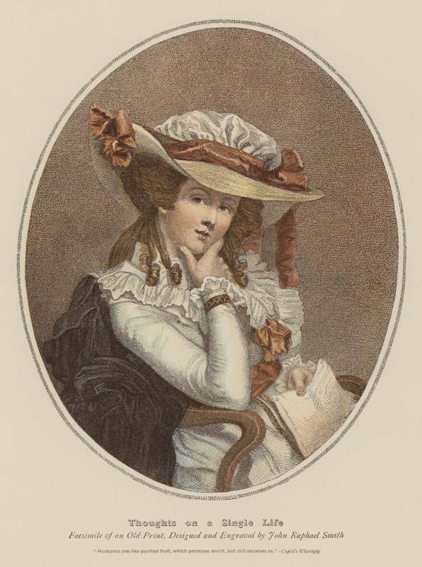 Myšlenky o jediném životě (chromolitho) od John Raphael Smith
