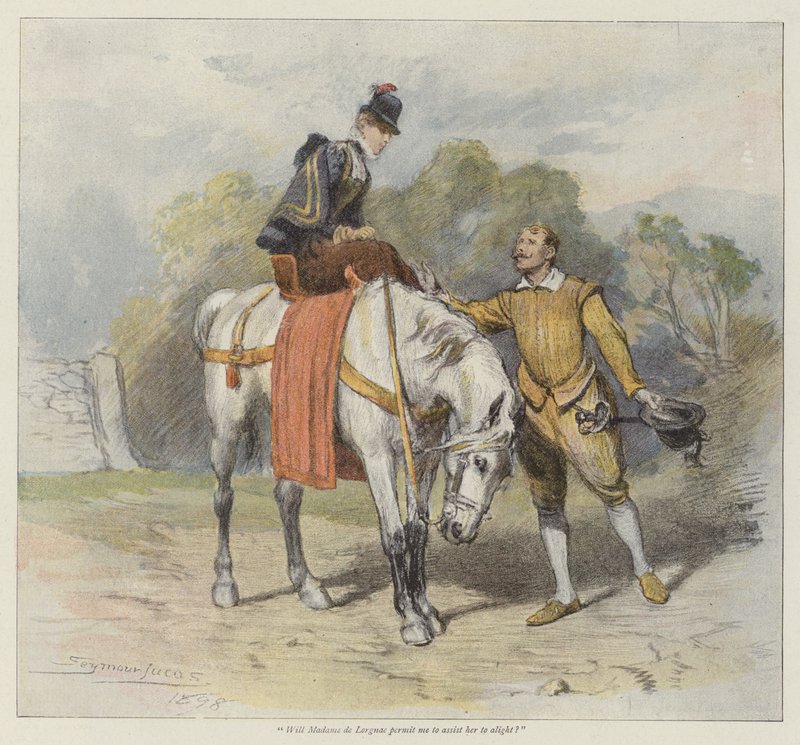 Srdce Denisy (chromolit) od John Seymour Lucas