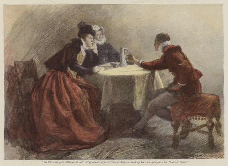 Srdce Denise (chromolitho) od John Seymour Lucas