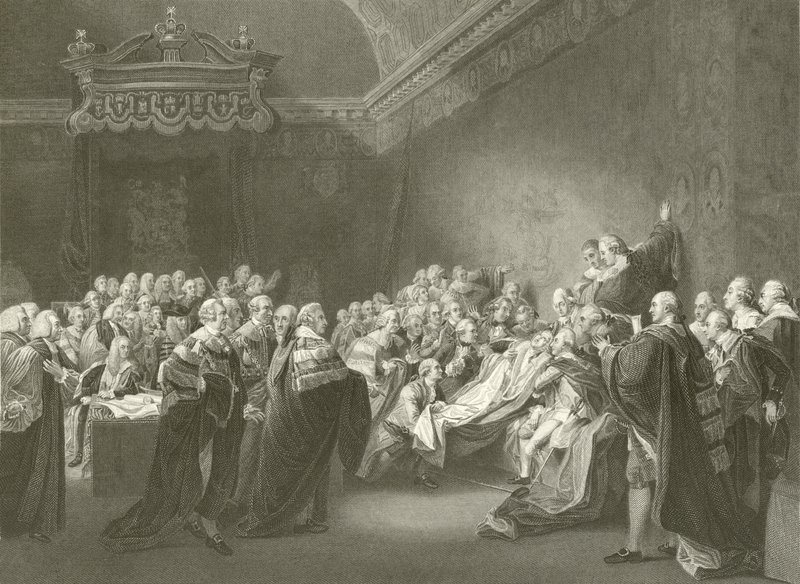 Smrt hraběte z Chathamu od John Singleton Copley